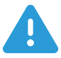 icon of a triangle with an exclamation mark in the center