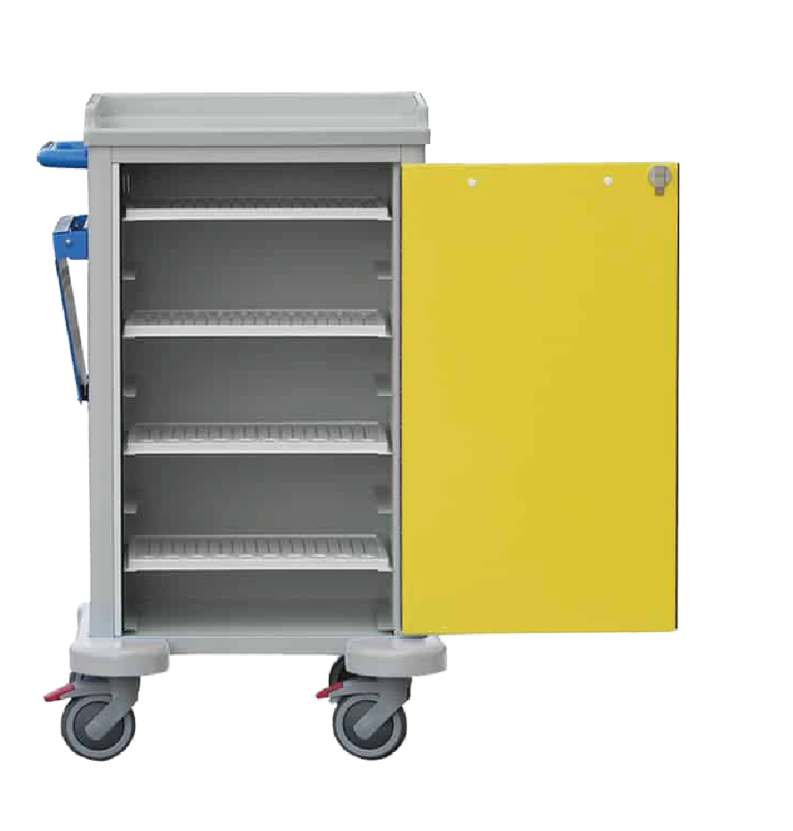 Photo of a Healthcare logistical trolley